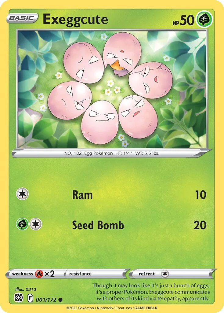 Exeggcute 「BRS 001/172」「EN」