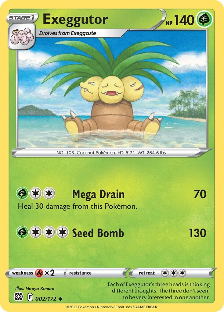 Exeggutor 「BRS 002/172」「EN」