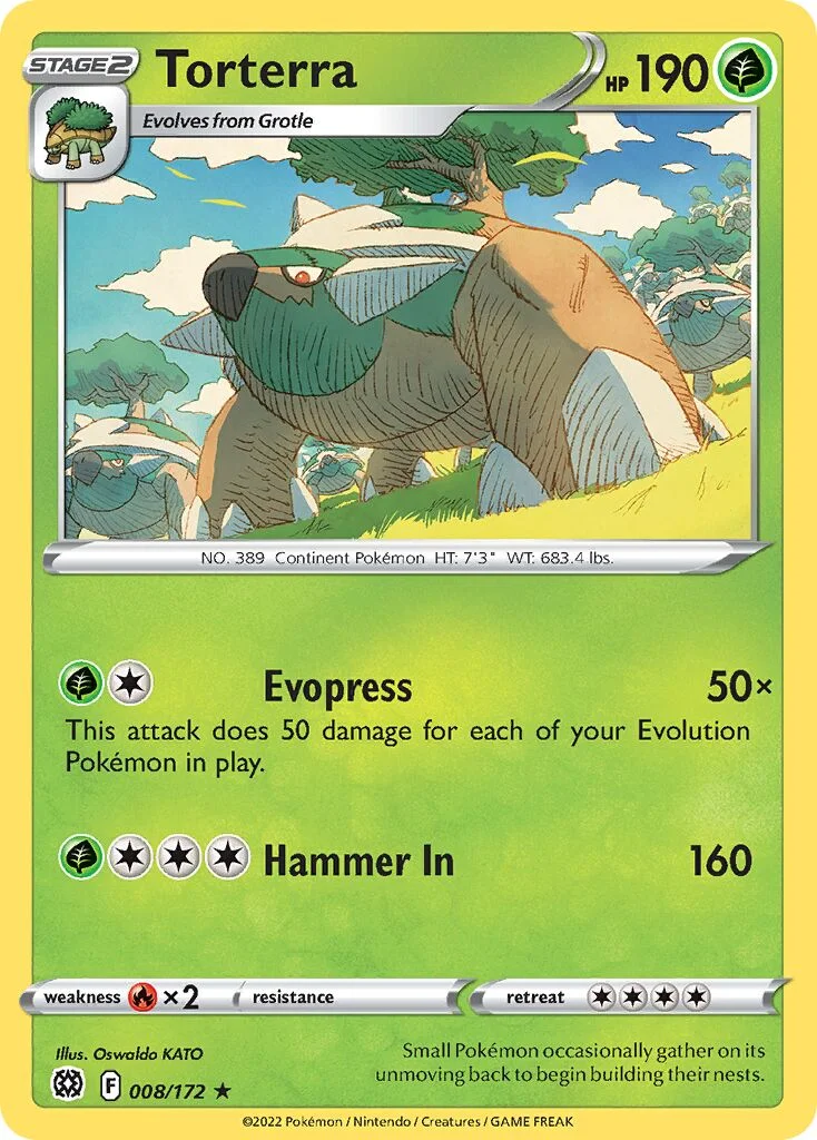 Torterra 「BRS 008/172」「EN」
