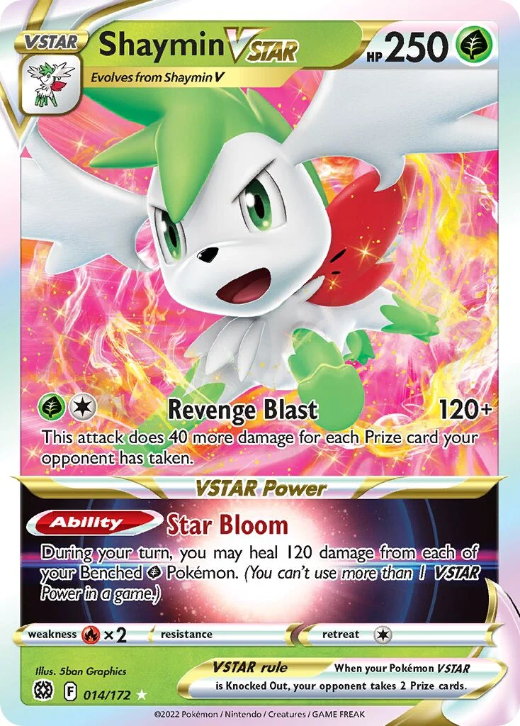 Shaymin VSTAR 「BRS 014/172」「EN」