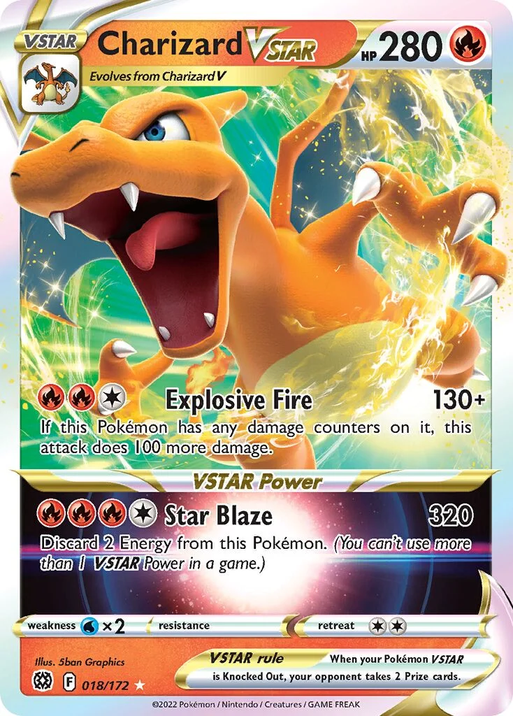 Charizard VSTAR 「BRS 018/172」「EN」