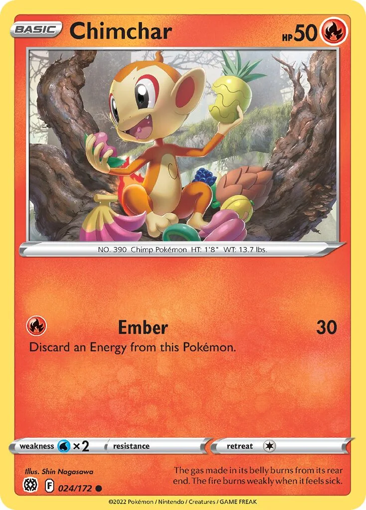 Chimchar 「BRS 024/172」「EN」