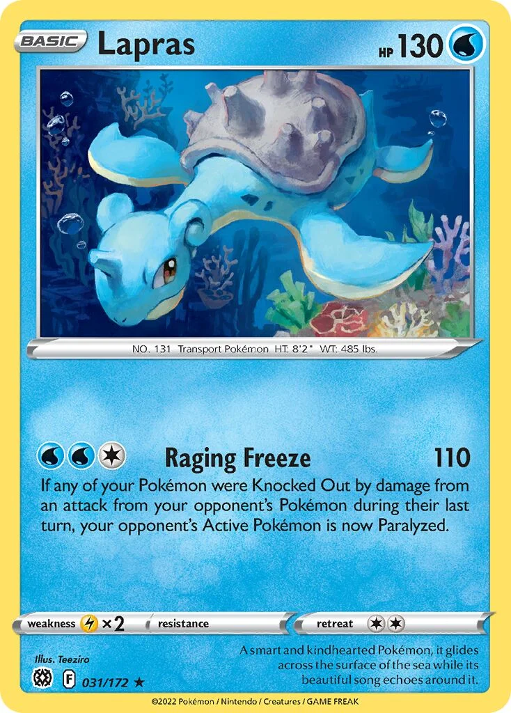 Lapras 「BRS 031/172」「EN」