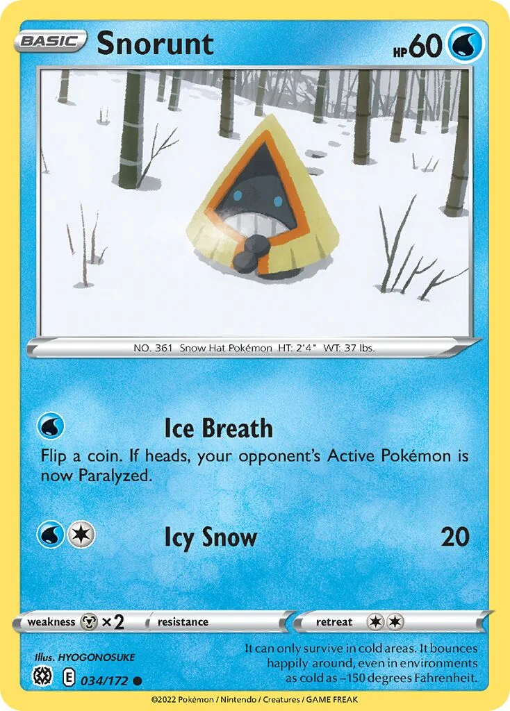 Snorunt 「BRS 034/172」「EN」
