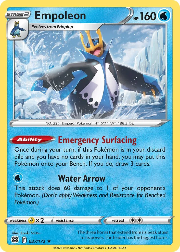 Empoleon 「BRS 037/172」「EN」