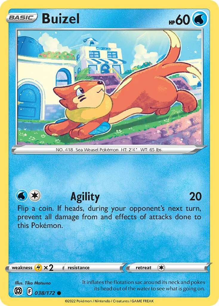 Buizel 「BRS 038/172」「EN」