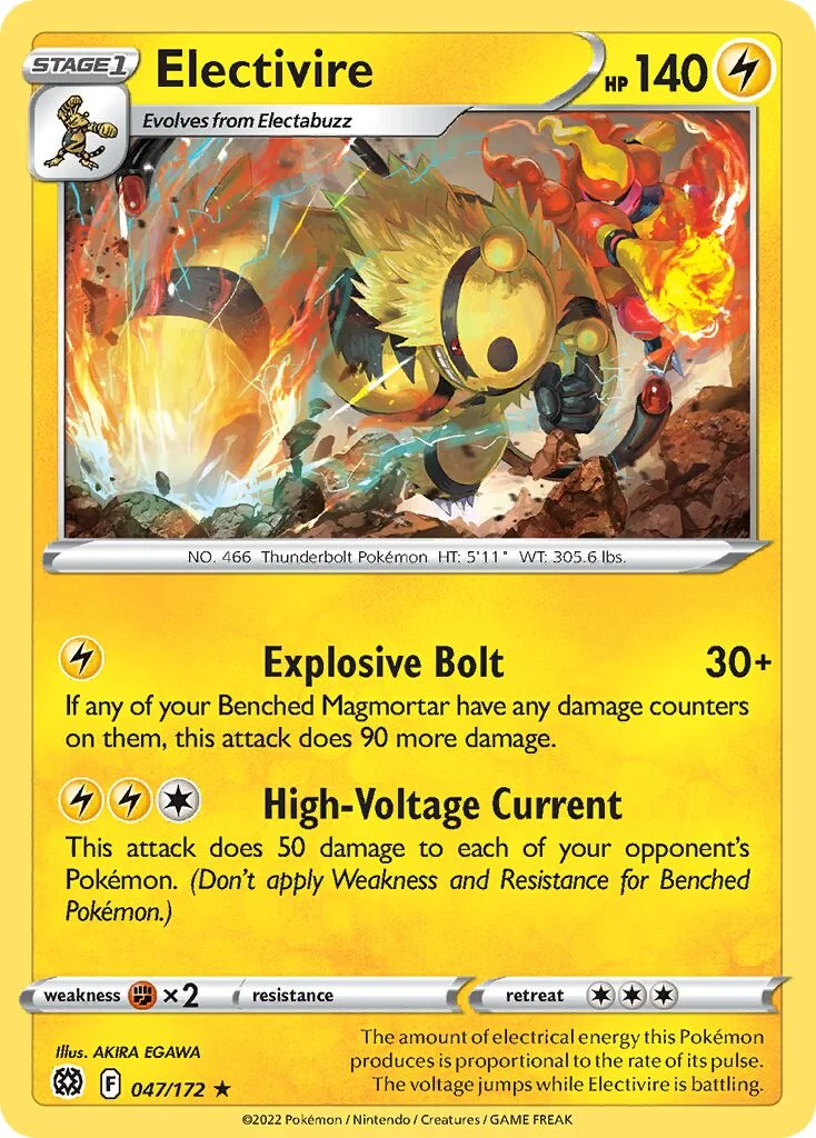 Electivire 「BRS 047/172」「EN」