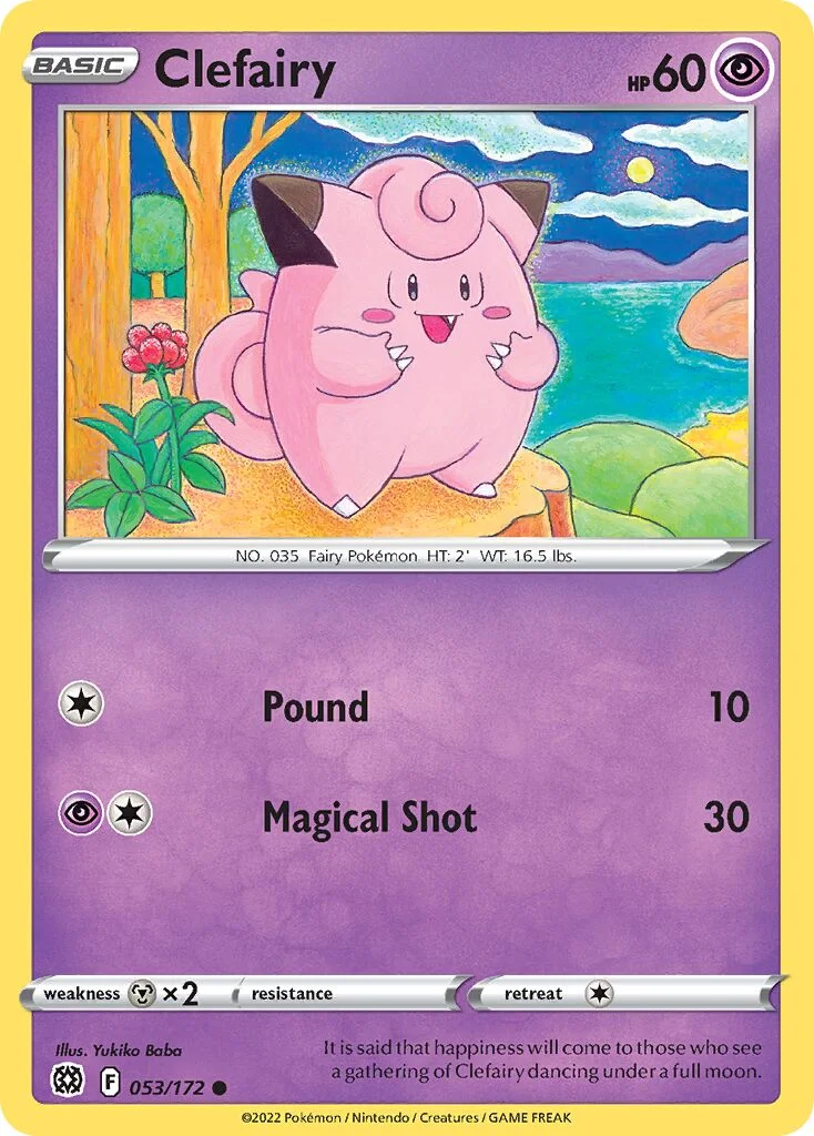 Clefairy 「BRS 053/172」「EN」