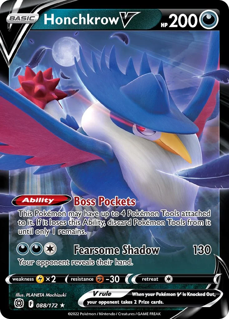 Honchkrow V 「BRS 088/172」「EN」
