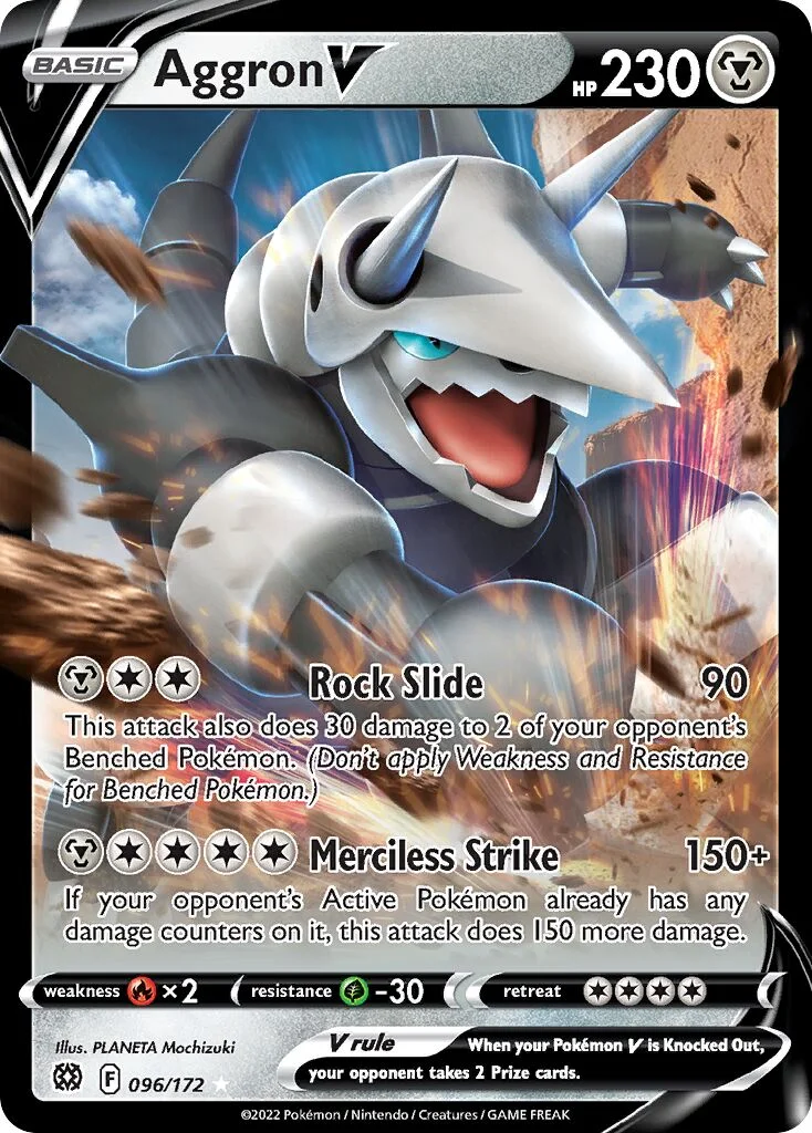 Aggron V 「BRS 096/172」「EN」