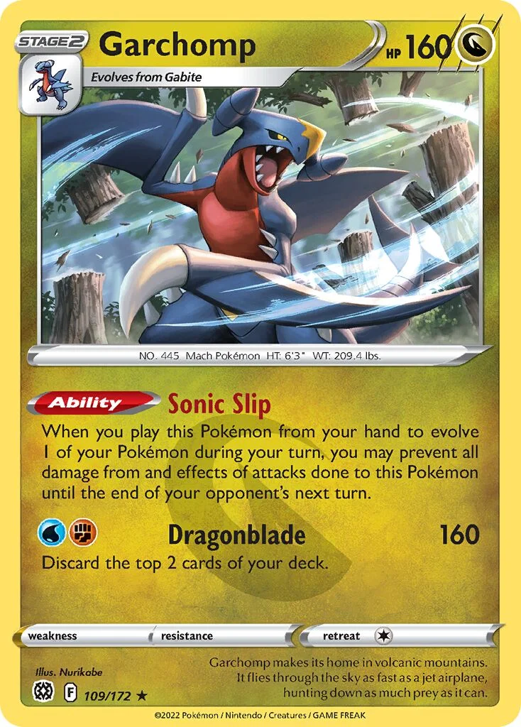 Garchomp 「BRS 109/172」「EN」