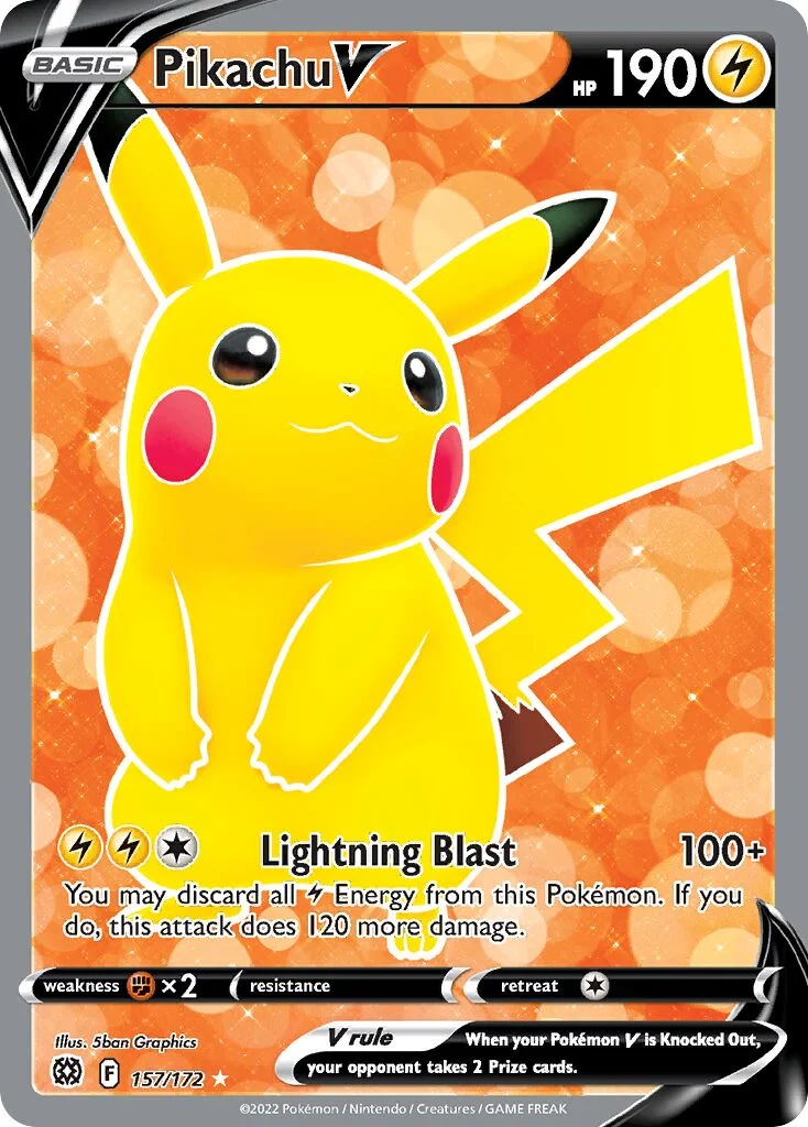 Pikachu V 「BRS 157/172」「EN」