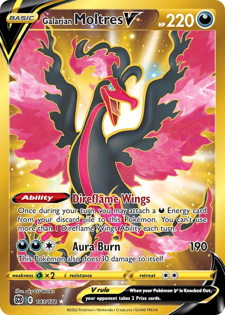 Galarian Moltres V 「BRS 183/172」「EN」