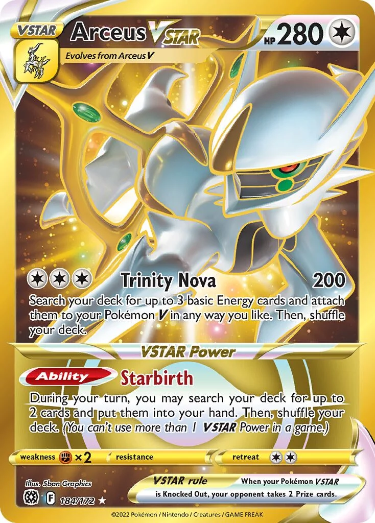 Arceus VSTAR 「BRS 184/172」「EN」