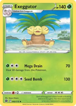 Exeggutor #002/172 · Pokémon