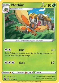 Mothim #011/172 · Pokémon