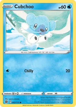 Cubchoo #042/172 · Pokémon