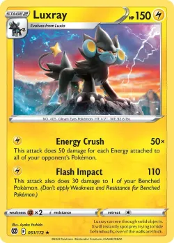 Luxray #051/172 · Pokémon