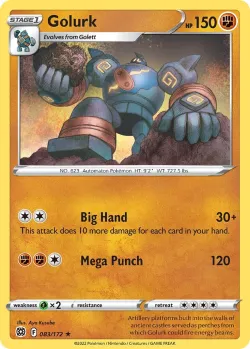 Golurk #083/172 · Pokémon
