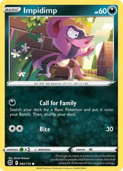 Impidimp #092/172 · Pokémon