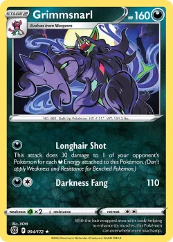 Grimmsnarl #094/172 · Pokémon