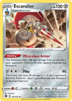 Escavalier #101/172 · Pokémon