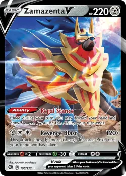Zamazenta V #105/172 · Pokémon