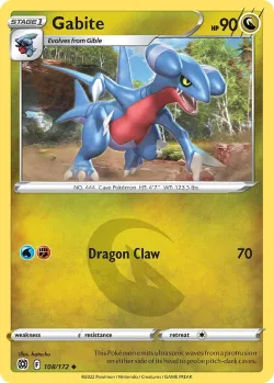 Gabite #108/172 · Pokémon