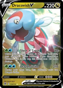 Dracovish V #114/172 · Pokémon