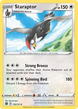 Staraptor #119/172 · Pokémon