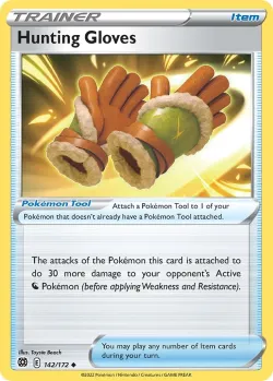 Hunting Gloves #142/172 · Pokémon