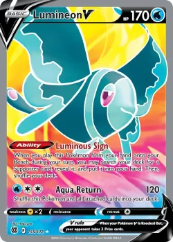 Lumineon V #155/172 · Pokémon