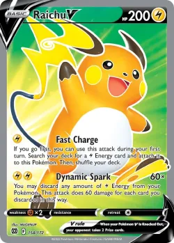 Raichu V #158/172 · Pokémon