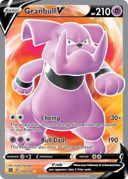 Granbull V #159/172 · Pokémon