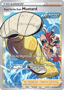 Rapid Strike Style Mustard #TG27/TG30 · Pokémon