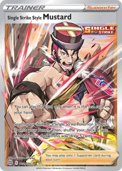 Single Strike Style Mustard #TG28/TG30 · Pokémon