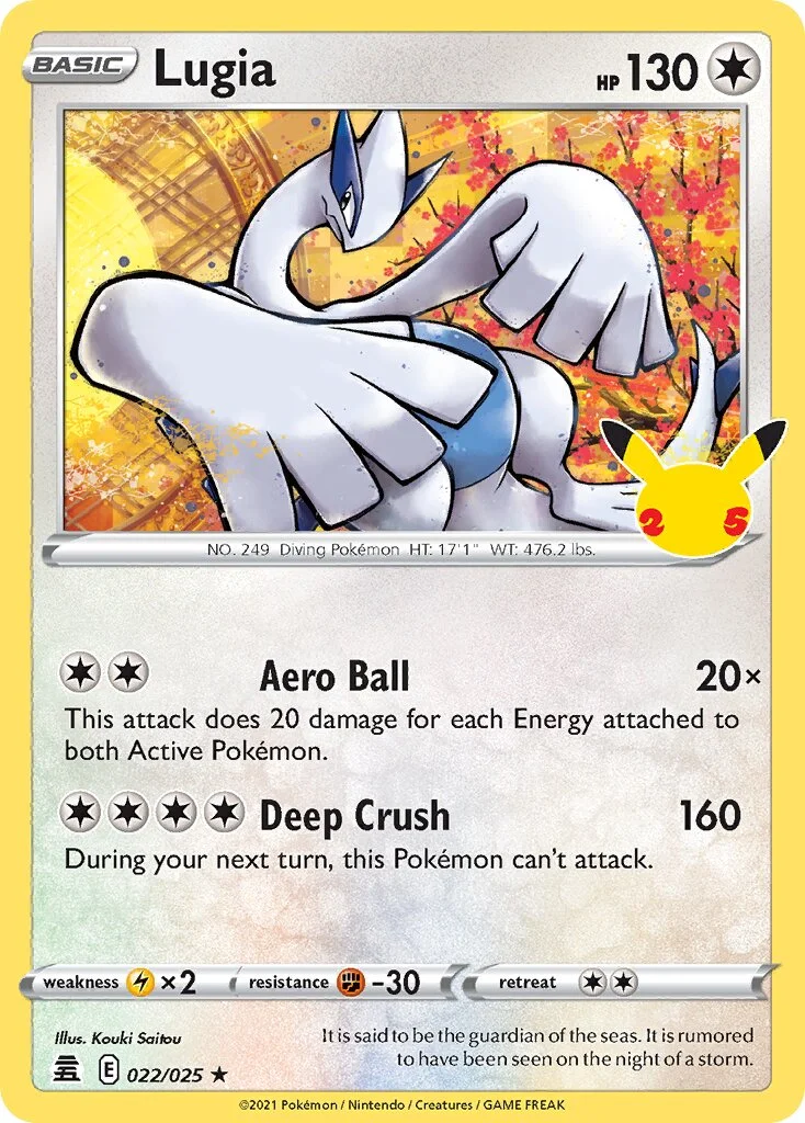 Lugia 「CEL 022/025」「EN」
