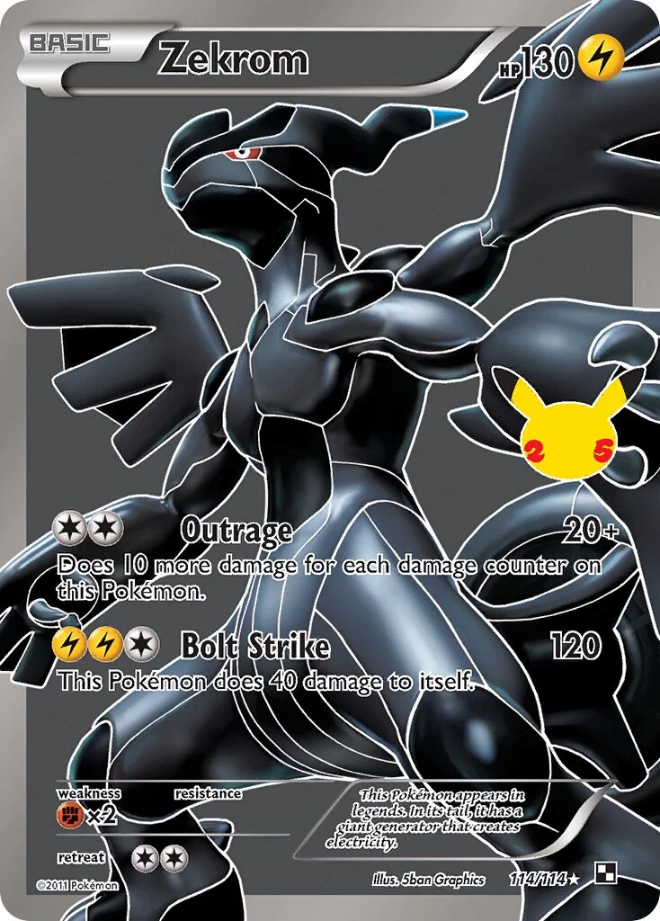 Zekrom 「CEL 114/114」「EN」