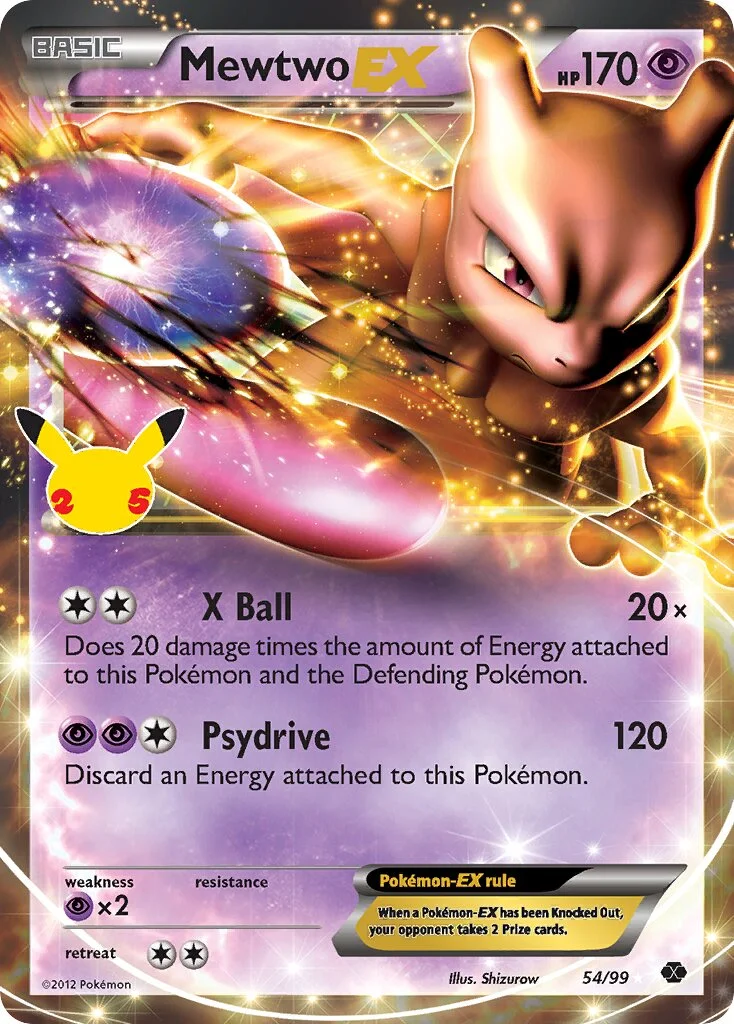 Mewtwo-EX 「CEL 54/99」「EN」