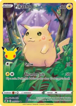 Pikachu 「CEL 005/025」「EN」