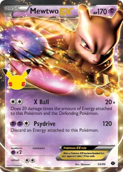Mewtwo-EX 「CEL 54/99」「EN」