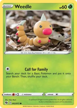 Weedle #002/073 · Pokémon