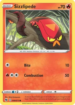 Sizzlipede #009/073 · Pokémon