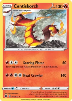 Centiskorch #010/073 · Pokémon