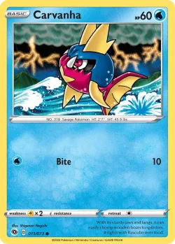 Carvanha #011/073 · Pokémon