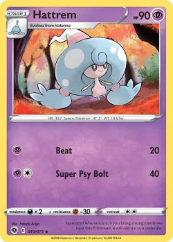 Hattrem #019/073 · Pokémon