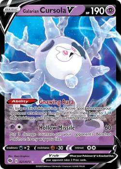 Galarian Cursola V #021/073 · Pokémon