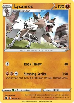 Lycanroc #030/073 · Pokémon