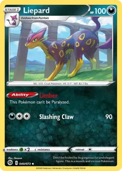 Liepard #040/073 · Pokémon