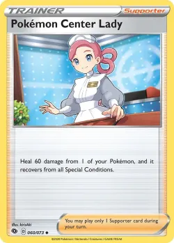 Pokémon Center Lady 「CPA 060/073」「EN」